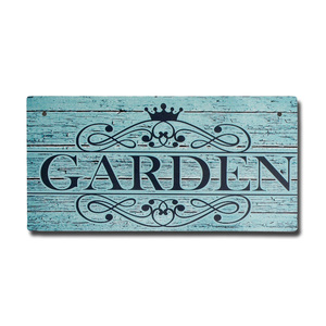 ガーデン ウッド サイン プレート (M) Garden Wooden SignPlate 庭 木製 花壇 飾り 装飾 インテリア 壁掛け ガーデニング【メール便OK】