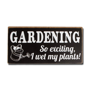 ガーデン ウッド サイン プレート (P) Garden Wooden SignPlate 庭 木製 花壇 飾り 装飾 インテリア 壁掛け ガーデニング【メール便OK】