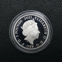 ★ 【中古】 Alice's Adventures in Wonderland 【SV1000】 不思議の国のアリス 2021 ロイヤルミント 1オンス プルーフ銀貨 前編 限定 3500_画像2