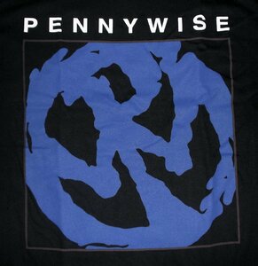 ★ペニーワイズ Tシャツ PENNYWISE Blue PW Logo - S 正規品 nofx メロコア green day