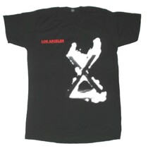 ★X エックス Tシャツ LOS ANGELES - L 正規品 ロックTシャツ ushc la パンク_画像2