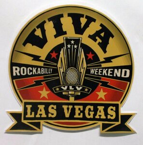 ★ビバ ラスベガス ステッカー - L 新品 Viva Las Vegas Rockabilly Weekend 50s vince ray hot rod ロカビリー ビヴァ