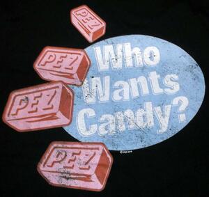 ★ペッツ Tシャツ PEZ WANT CANDY - L 新品,正規品 ペパーミント キャンディー pop カンパニー