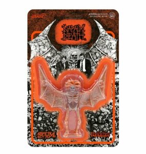 ★ナパーム デス Re Action フィギュア Napalm Death ReAction Figure - Scum Demon (Orange) Super7 パンク TOY 人形 UKHC ハードコ