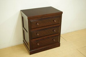  Matsumoto .. furniture chest 3 step cabinet chest mizme The kla natural wood drawer storage old Japanese-style house peace furniture peace modern retro Classic width 62cm