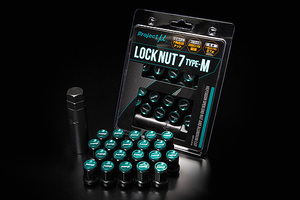 【Projectμ】 ホイールナット ロックナット LOCK NUT7 type-M M12xP1.25 LN7P125B