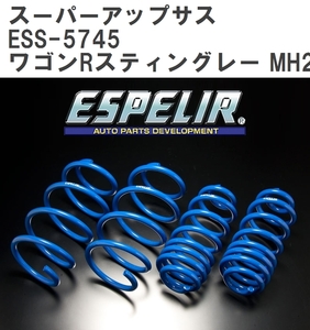 【ESPELIR/エスぺリア】 スーパーアップサス 1台分セット スズキ ワゴンRスティングレー MH22S H19/5~20/9 [ESS-5745]