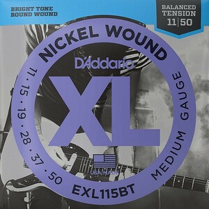 D'Addario EXL115BT Balanced Tension Nickel Wound 011-050 D'Addario электрогитара струна 