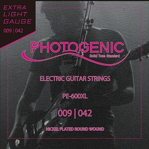 Photogenic PE-600XL 009-042 Extra Light フォトジェニック エレキギター弦
