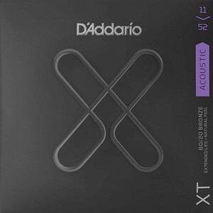 D'Addario XTABR1152 Custom Light 011-052 80/20 Bronze ダダリオ コーティング弦 アコギ弦