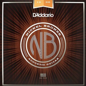 D'Addario NB1256 LightMedium 012-056 Nickel Bronze ダダリオ アコギ弦