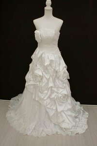  first come, first served * condition excellent * free shipping *6500 jpy uniformity sale #O-219-70# used * wedding dress * white |3-7T/ flexible with function 