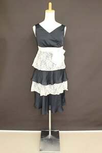  first come, first served! free shipping *4000 jpy uniformity sale * used * party dress *M930-8* black * size display 9 number 
