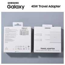 【新品】超急速充電 45W サムスン純正品 Galaxy TRAVEL ADAPTER ギャラクシー トラベルアダプター USB Type-C Power-Delivery ホワイト_画像1