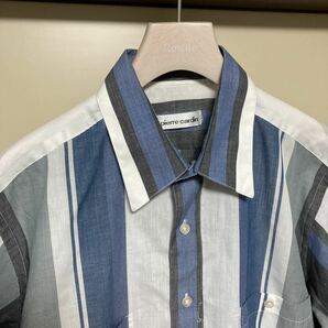 ピエール・カルダン Pierre Cardin 半袖シャツ オープンカラーシャツ SHIRT パリ Mサイズ 22F3005の画像2