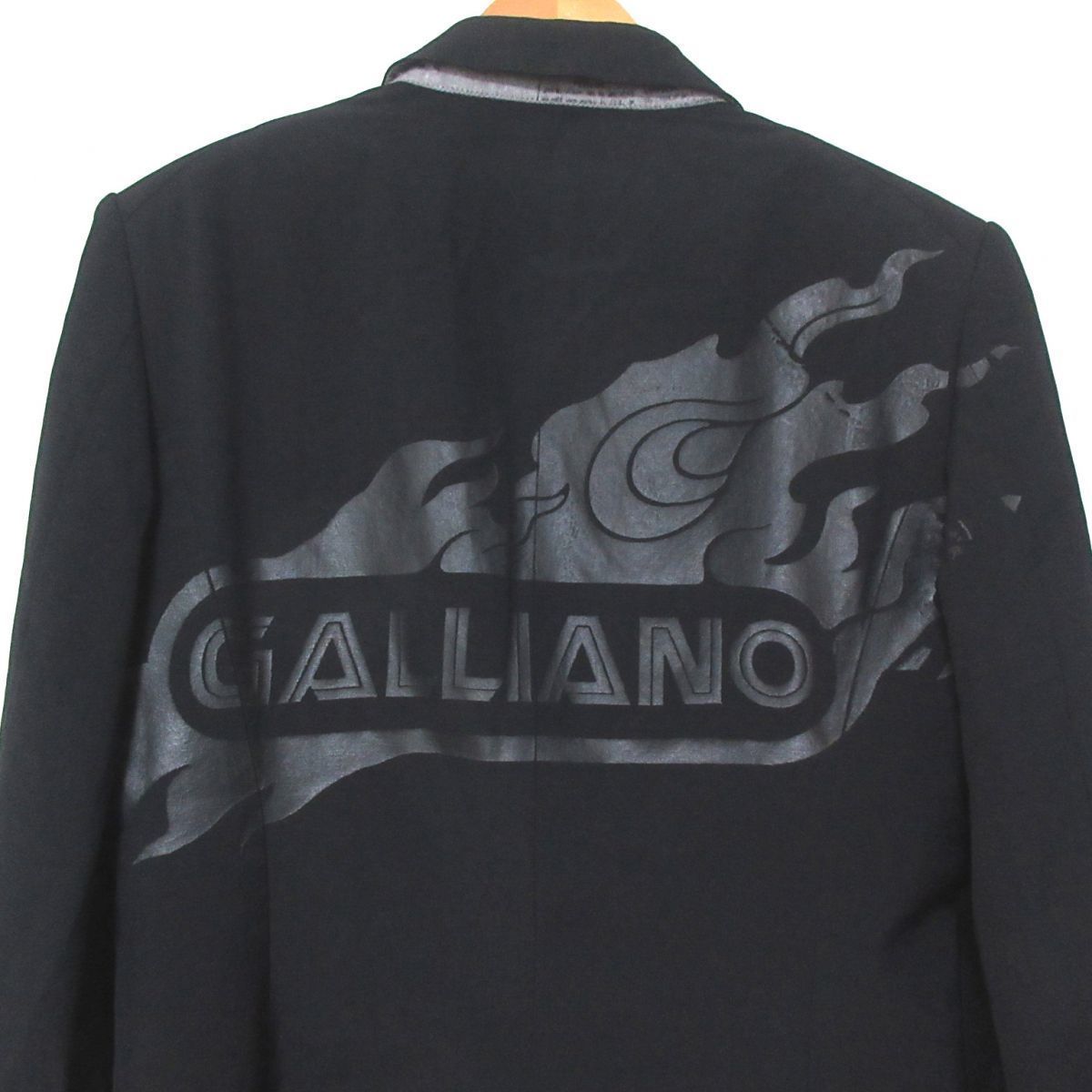 ヤフオク! - ジャケット、上着(男性用 ジョンガリアーノ)の中古品 国内店舗正規品 galliano*ロングレザージャケット レザージャケット
