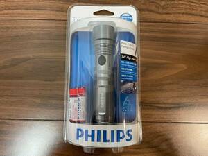 即決！送料無料！新品未開封！PHILIPS　PrideLED Flashlight FL660L 点滅モード　長寿命50000時間　LEDライト　シルバー　災害　レジャー