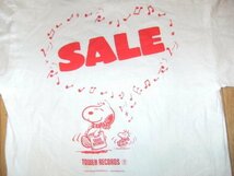 非売品★コラボ SALE TOWER RECORDS タワーレコード SNOOPY スヌーピー Tシャツ★コンパニオン キャンペーンガール 音楽 歌 犬_画像2