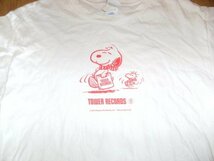 非売品★コラボ SALE TOWER RECORDS タワーレコード SNOOPY スヌーピー Tシャツ★コンパニオン キャンペーンガール 音楽 歌 犬_画像4