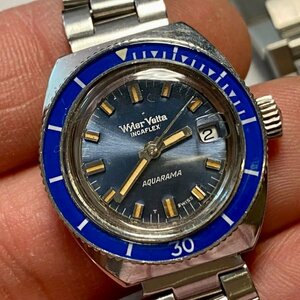 貴重 昭和レトロ★1960年代★SWISS スイス製品★アンティーク 腕時計★WYLER Vetta INCAFLEX Aquarama AUTOMATIC DIVER SUB ワイラー