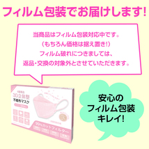 未使用 送料無料 マスク 50枚入り 使い捨て 不織布 4層 カラー 99%カット 大人用 成人 男女兼用 ウイルス対策 防塵 花粉 風邪 ny439_画像9