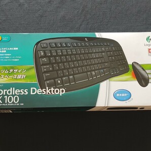 未開封品　Logicool Cordless Desktop EX 100　ロジクール ワイヤレスキーボード　ワイヤレスマウス