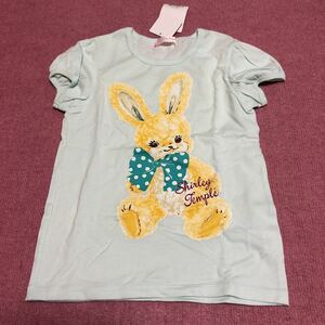 シャーリーテンプル　ぬいぐるみうさぎ半袖Tシャツ 新品140