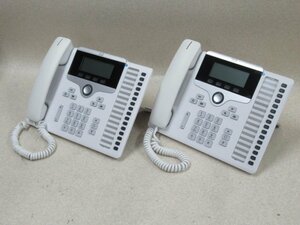 ▲・Ω YF 3318 ∞ 保証有 シスコ Cisco IP Phone CP-7861-W-K9 IP電話機 2台セット アシ付き ・祝10000！取引突破！