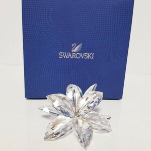 スワロフスキー SWAROVSKI ユリ Lily 花 フラワー クリスタル インテリア 置物 装飾品