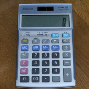 CASIO カシオ カシオ電卓 JD,-20WKECO BATTERY 電卓