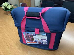 未使用 ソフトクーラーバッグ 大容量 33L キャプテンスタッグ ネイビー×ピンク②