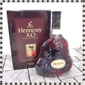 古酒 ヘネシー XO 黒キャップ クリアボトル 700ml 40% コニャック 箱付 未開栓 Hennessy 【 00473 】 