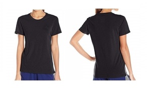 lts-adidasU-BP5217-Bk-S アディダス adidas レディース 半袖 クルーネック Tシャツ トレーニング フィットネス アルティメイト ブラック