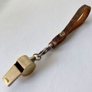  whistle unused goods * hand made key holder attaching brass made 