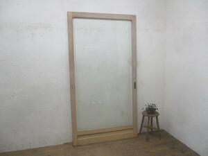 ta груз P384*(4)[H197,5cm×W105cm]* античный * большой один листов стекло. старый из дерева раздвижная дверь *. павильон двери рама N(yaE) внизу 