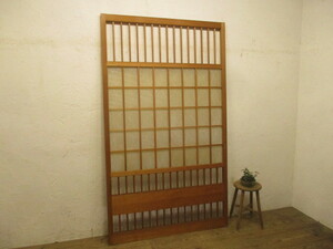 taK063*(3)[H200,5cm×W117cm]* special order design. large old wooden sliding door * fittings old Japanese-style house block shop charge . izakaya pub .. shop M under 