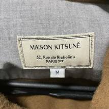 MAISON KITSUNE メゾンキツネ　シャツ　ブラウン M 長袖シャツ _画像4