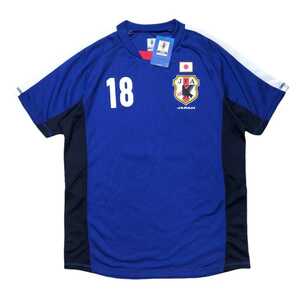 【新品タグ付き】JFA オフィシャル #18 本田圭佑選手 コンフィットTシャツ Sサイズ 未使用 自宅保管品