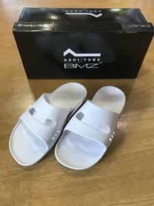 *** great popularity! putting on only . posture . integer ..! BMZa seat re sandals new model band type ATS-002 white 24cm/ unused new goods ***