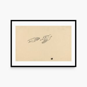 Egon Schiele エゴンシーレ 表現主義 抽象画 手 ファインアート 絵画ポスター ビンテージアート モダンアートポスター 現代アート ポスター