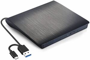 外付けDVDドライブ 光学ドライブ DVDドライブ USB3.0 ポータブル DVDプレイヤー DVD CD-RW