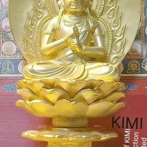 仏像 大日如来 高さ15 cm 仏師：牧田秀雲 仏教美術