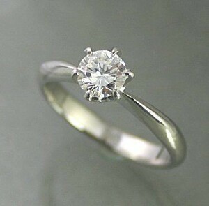 婚約指輪 安い ダイヤモンド プラチナ 1.5カラット ティファニータイプ枠 鑑定書付 1.533ct Eカラー SI1クラス 3EXカット CGL