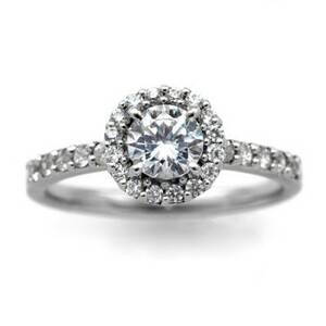 婚約指輪 プラチナ ダイヤモンド 0.3ct　GIA鑑定書付　0.32ct Dカラー VS1クラス 3EXカット GIA