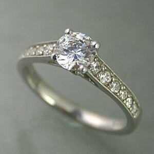 婚約指輪 安い エンゲージリング ダイヤモンド プラチナ 0.6カラット 鑑定書付 0.622ct Dカラー SI2クラス 3EXカット CGL 通販