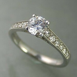 婚約指輪 安い エンゲージリング ダイヤモンド プラチナ 1カラット 鑑定書付 1.251ct Kカラー I1クラス FAIRカット CGL 通販