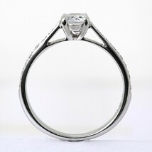 婚約指輪 安い エンゲージリング ダイヤモンド プラチナ 0.6カラット 鑑定書付 0.611ct Eカラー SI2クラス EXカット CGL 通販_画像2