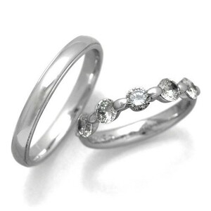 結婚指輪 安い プラチナ マリッジリング ダイヤモンド 0.80ct 00028M0_00830