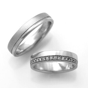 結婚指輪 安い プラチナ マリッジリング ダイヤモンド 0.17ct 00022_00103