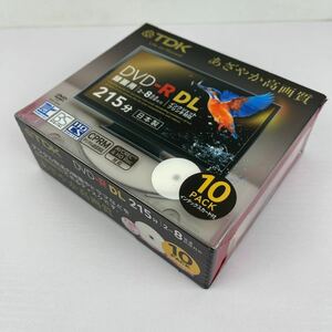 TDK 録画用DVD-R DL(215分) デジタル放送録画対応(CPRM) ホワイトワイドプリンタブル 2-8倍速 日本製 5mmスリムケース 10枚パック